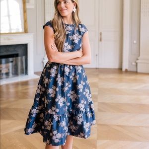 Gal Meets Glam Jenny Wallpaper Rose Dress